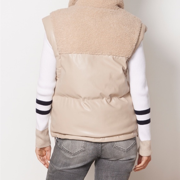 Jackets & Coats Evereve Sherpa Vegan Leather Vest Poshmark